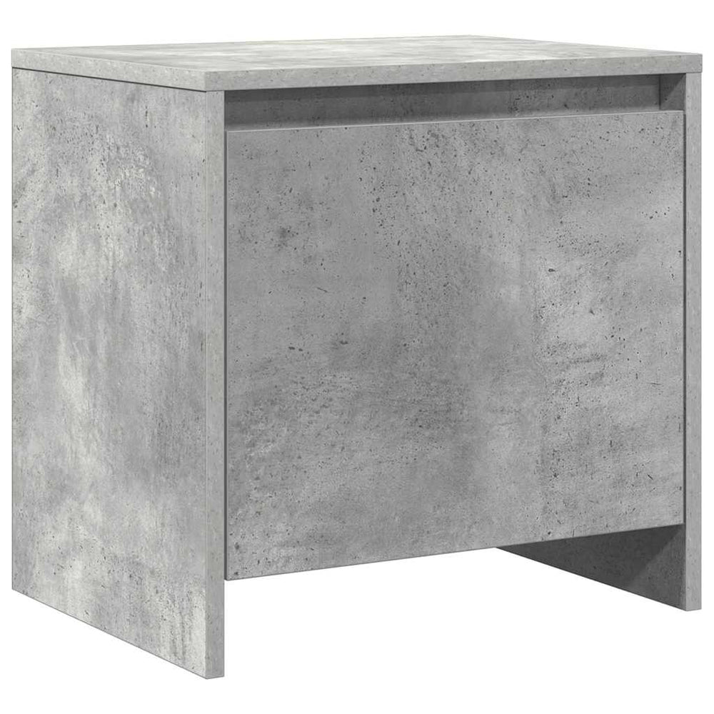 Betongrauer Nachttisch 45 cm