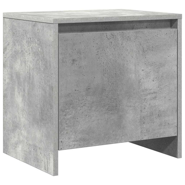 Betongrauer Nachttisch 45 cm