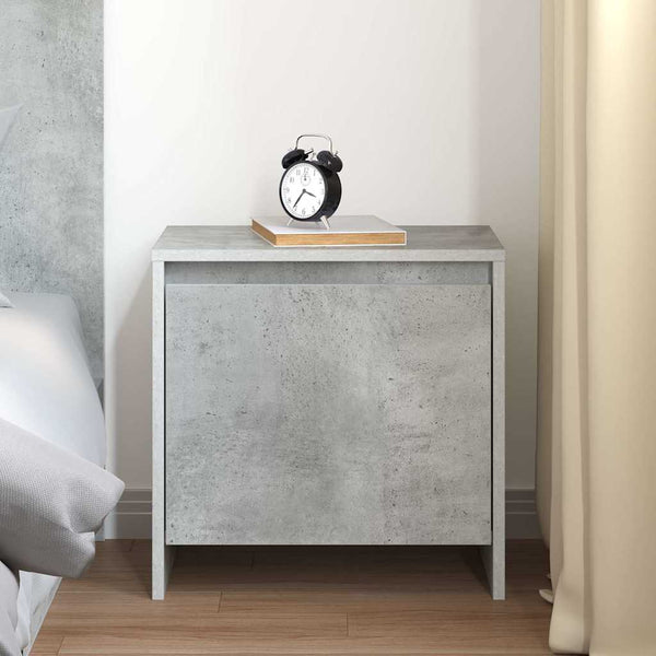 Betongrauer Nachttisch 45 cm