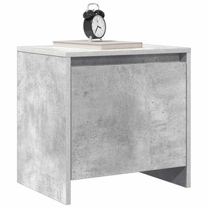 Betongrauer Nachttisch 45 cm