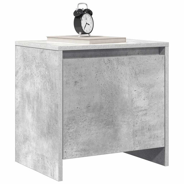 Betongrauer Nachttisch 45 cm