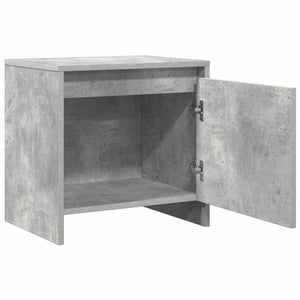 Betongrauer Nachttisch 45 cm