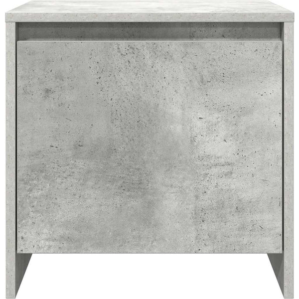 Betongrauer Nachttisch 45 cm