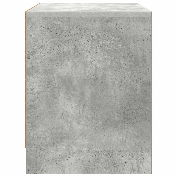Betongrauer Nachttisch 45 cm