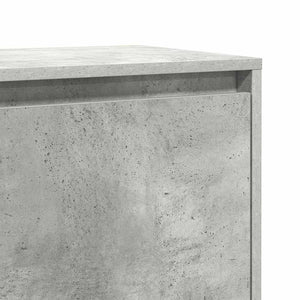 Betongrauer Nachttisch 45 cm