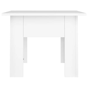 Weißer Couchtisch 55x55 cm