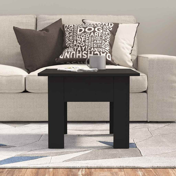 Schwarzer Couchtisch 55x55 cm