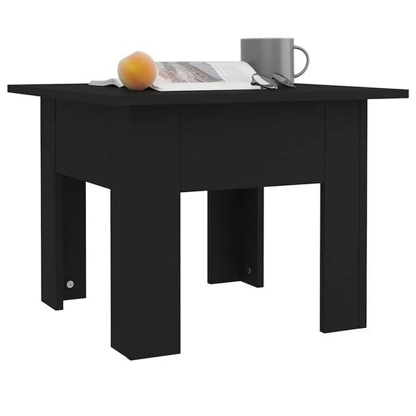 Schwarzer Couchtisch 55x55 cm