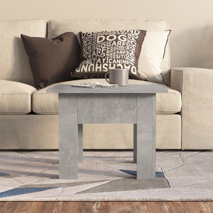 Betongrauer Couchtisch 55x55 cm
