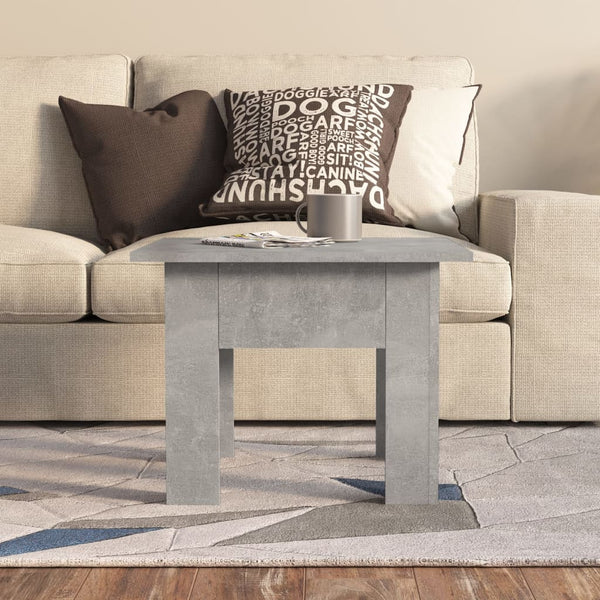 Betongrauer Couchtisch 55x55 cm