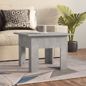 Betongrauer Couchtisch 55x55 cm