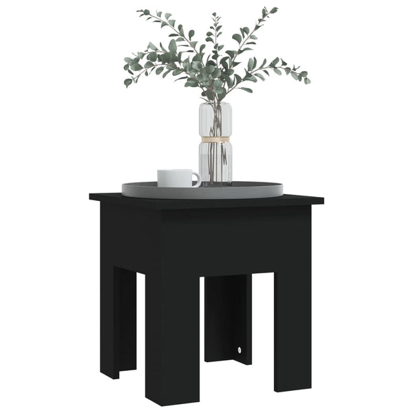 Schwarzer Couchtisch 40x40 cm