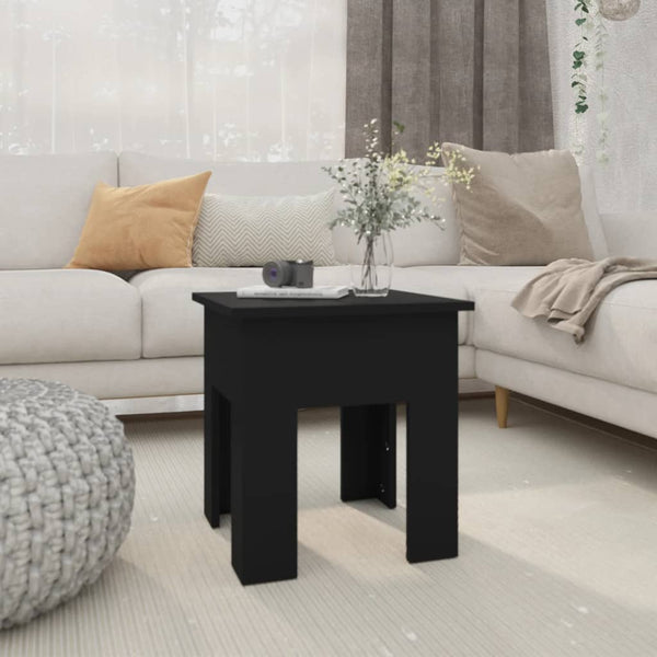 Schwarzer Couchtisch 40x40 cm