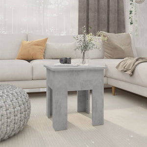Betongrauer Couchtisch 40x40 cm