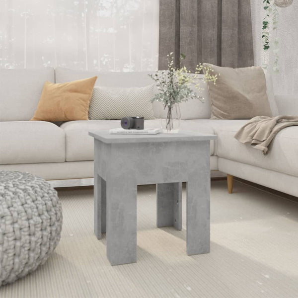 Betongrauer Couchtisch 40x40 cm