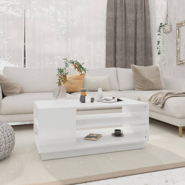 Weißer Couchtisch 102 cm