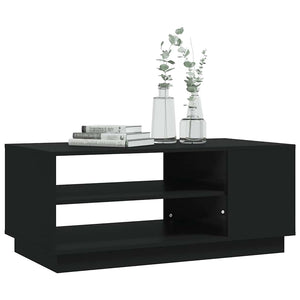 Schwarzer Couchtisch 102x55 cm