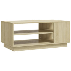 Sonoma Eiche Couchtisch mit Schubladen