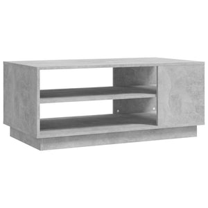 Betongrau Couchtisch 102x55 cm