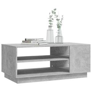 Betongrau Couchtisch 102x55 cm