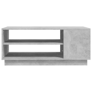 Betongrau Couchtisch 102x55 cm