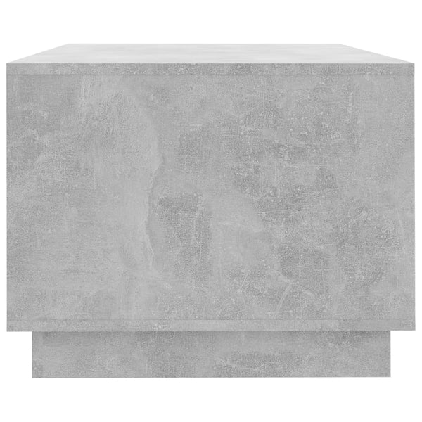 Betongrau Couchtisch 102x55 cm