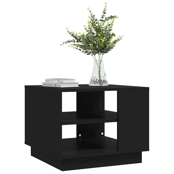 Schwarzer Couchtisch 55x55 cm