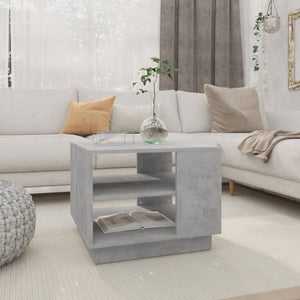 Betongrauer Couchtisch 55x55 cm