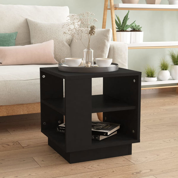 Schwarzer Couchtisch 40x40 cm