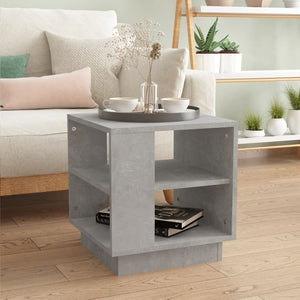 Betongrauer Couchtisch 40x40 cm