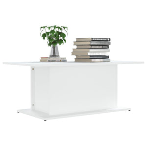 Weißer Couchtisch 102 cm