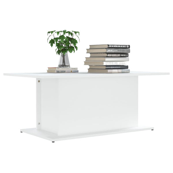 Weißer Couchtisch 102 cm
