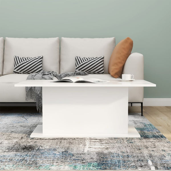Weißer Couchtisch 102 cm