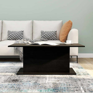 Schwarzer Couchtisch 102x55,5 cm