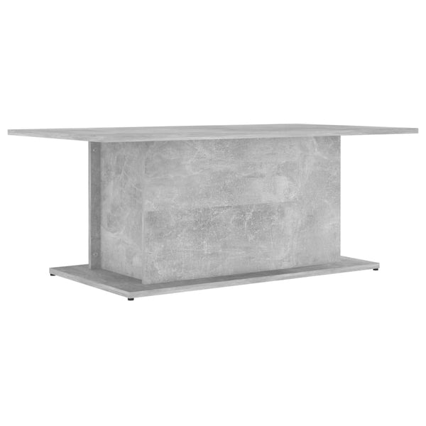 Betongrauer Couchtisch 102x55,5 cm