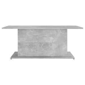 Betongrauer Couchtisch 102x55,5 cm