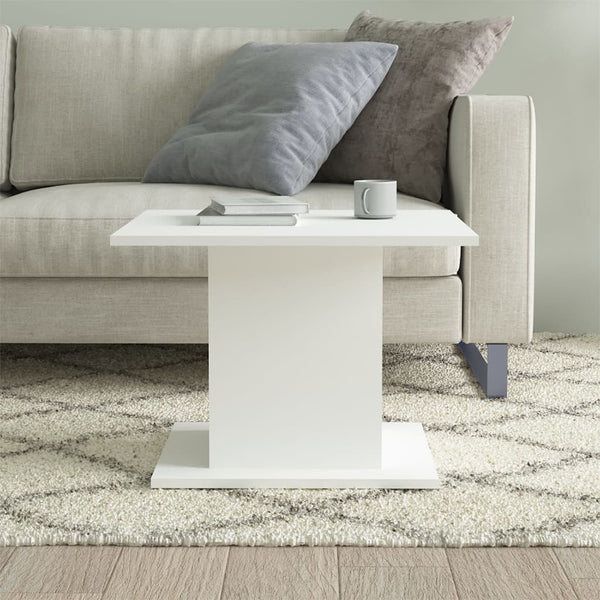 Weißer Couchtisch 55,5 cm