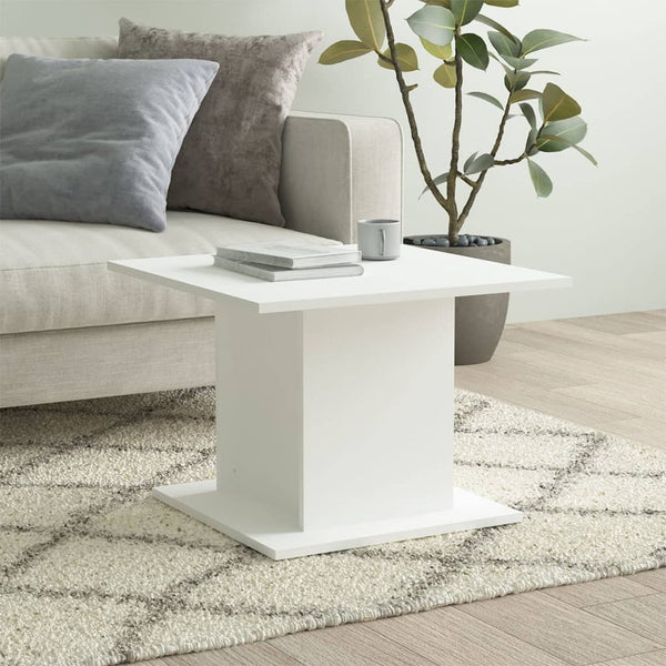 Weißer Couchtisch 55,5 cm