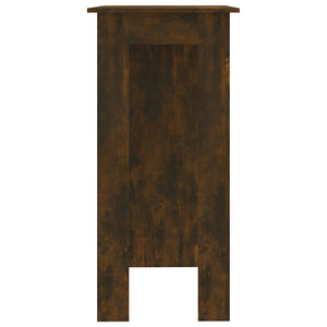 Bartisch mit Regal Räuchereiche