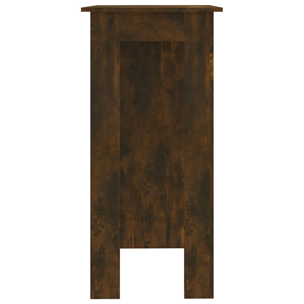 Bartisch mit Regal Räuchereiche