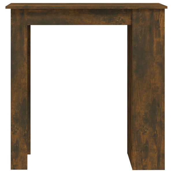 Bartisch mit Regal Räuchereiche