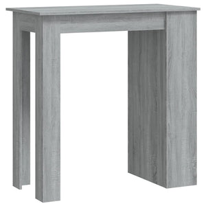 Bartisch mit Regal Grau Sonoma