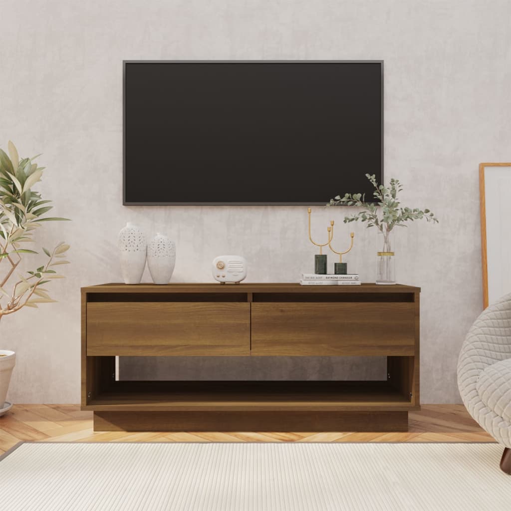 TV-Schrank Eiche Braun 102 cm