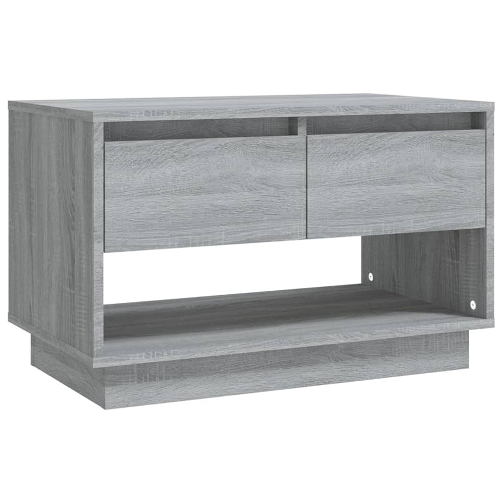 vidaXL TV Cabinet Sonoma Grey 70x41x44 cm Engineered Wood