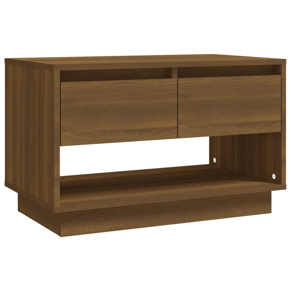 vidaXL TV Cabinet Brown Oak Look 70x41x44 cm Engineered Wood