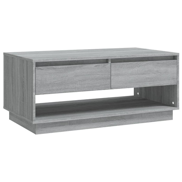 Grauer Couchtisch Sonoma, 102,5 cm