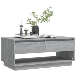 Grauer Couchtisch Sonoma, 102,5 cm
