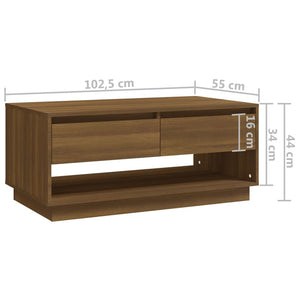Couchtisch Braun Eichenoptik