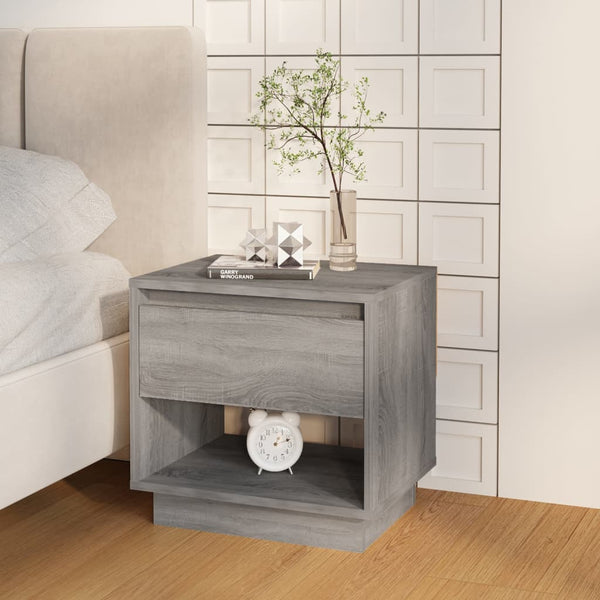 Nachttische Grau Sonoma 2er-Set