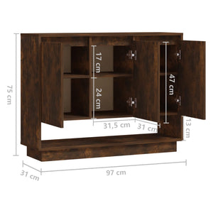 Sideboard Räuchereiche 97 cm